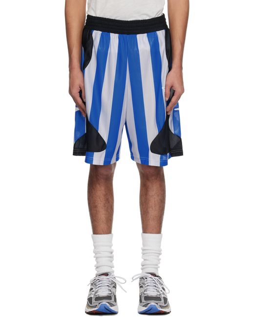 Perks And Mini Blue Mondschein Mesh Shorts for men