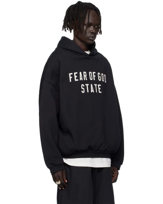 Pull À Capuche 90S Noir En Molleton Fear Of God pour homme en coloris Black