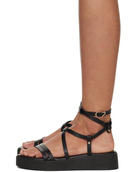 Sandales aristea noires Ancient Greek Sandals en coloris Brown