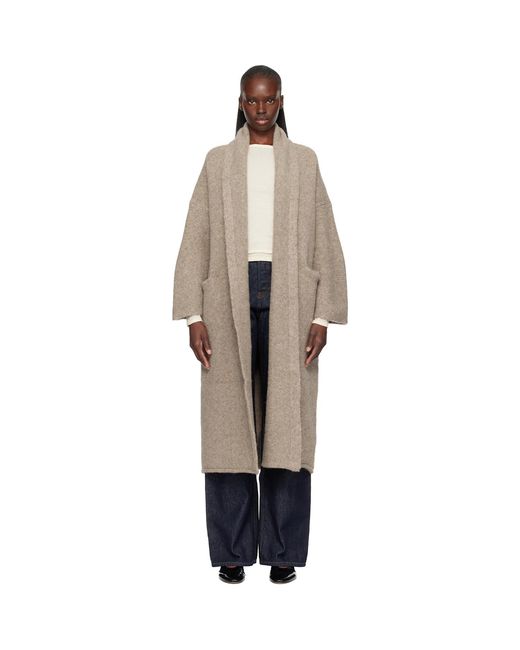 Lauren Manoogian Black Long Shawl Cardigan