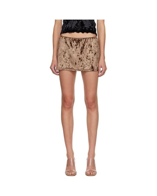 Maryam Nassir Zadeh Black Bisou Miniskirt