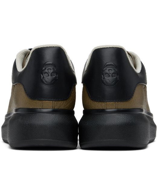 Alexander McQueen Black Khaki & Oversized Sneakers for men