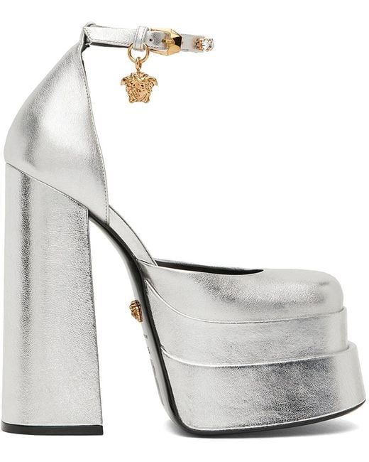 versace medusa aevitas platform heels