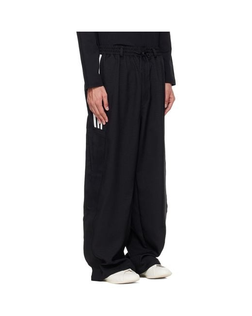 Y-3 Black Sport Uniform Basketball Track Pants for men