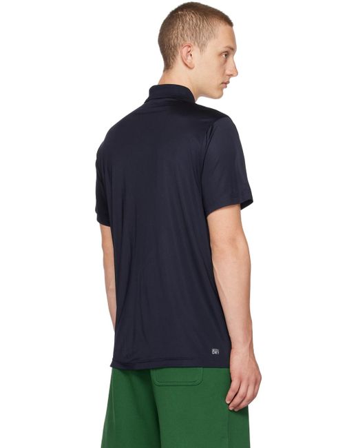 Lacoste Blue Navy Quick Drying Polo for men