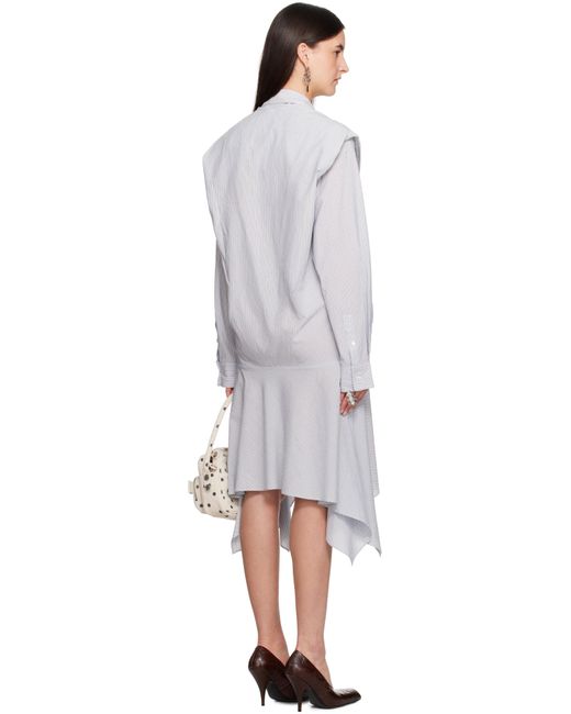 Acne Black Layered Midi Dress