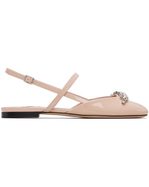 Jimmy Choo Black Belinda Ballerina Flats