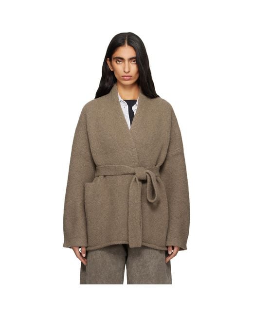 Lauren Manoogian Brown Coto Cardigan