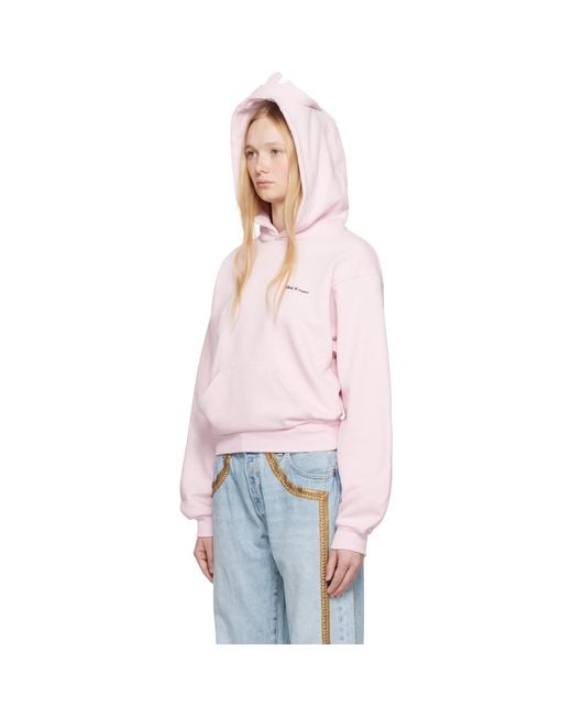 Coperni Pink Disney Crown Hoodie