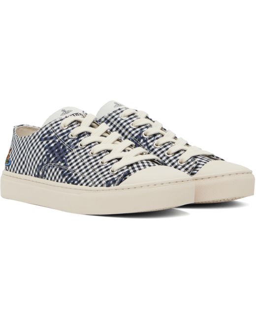 メンズ Vivienne Westwood ネイビー Plimsoll ローカットスニーカー Black