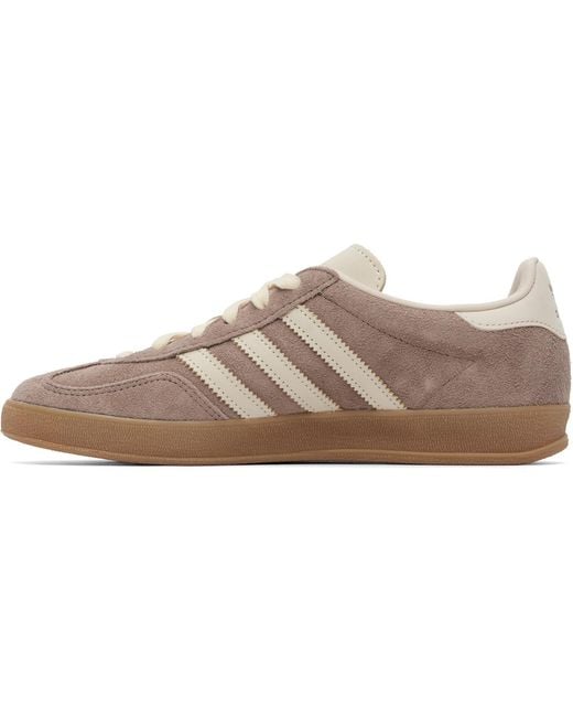 Adidas Originals Gray Gazelle Indoor Sneakers for men