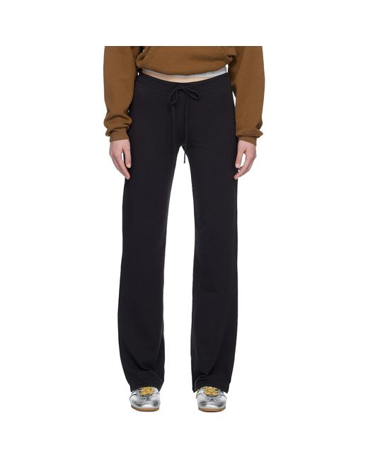Skims Blue Cotton Jersey Straight Leg Lounge Pants