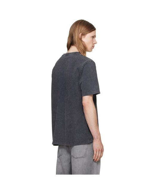 Maison Kitsuné Black Fox Head Faded Comfort T-Shirt for men