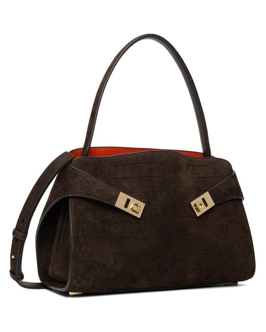 Ferragamo Black M Hug Soft Shoulder Bag
