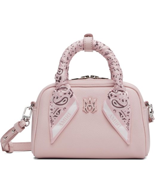 Amiri Pink Micro Bowling Bag