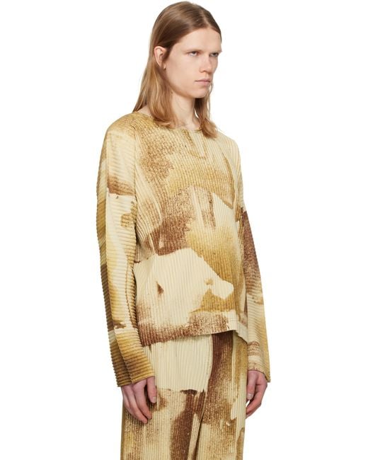 Homme Plissé Issey Miyake Natural Wind Walk T-Shirt for men
