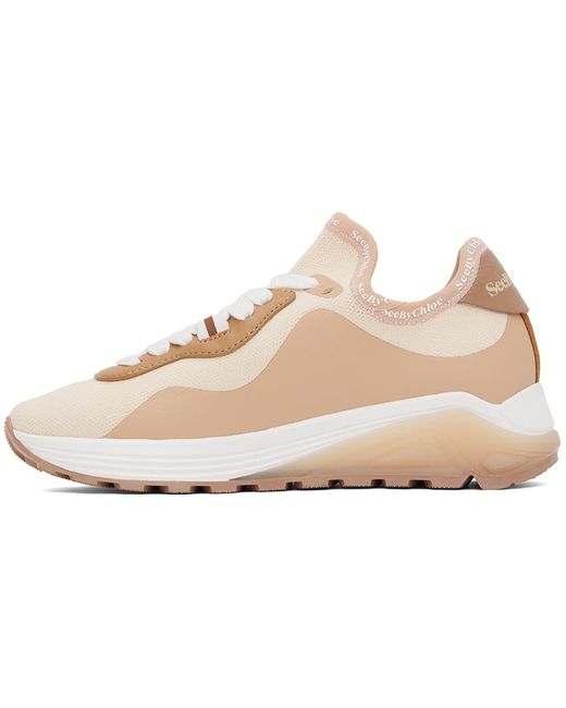 See By Chloé Black Tan Brett Sneakers