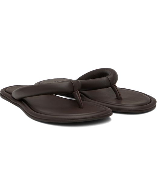 St. Agni Black Sumi Flip-Flops