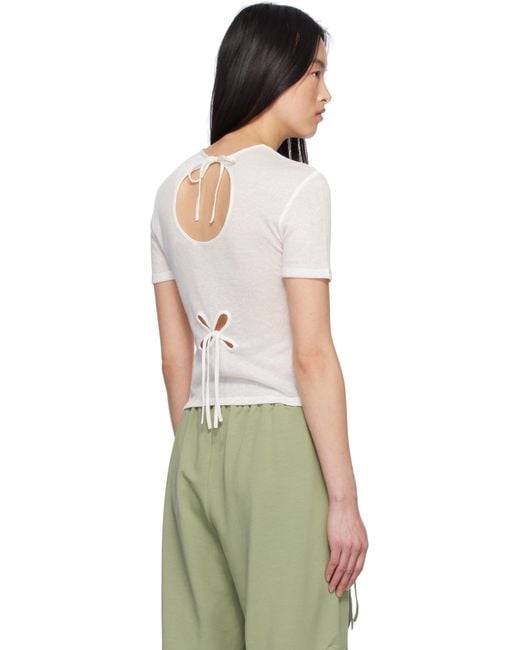 JKim ホワイト Petal トップス White