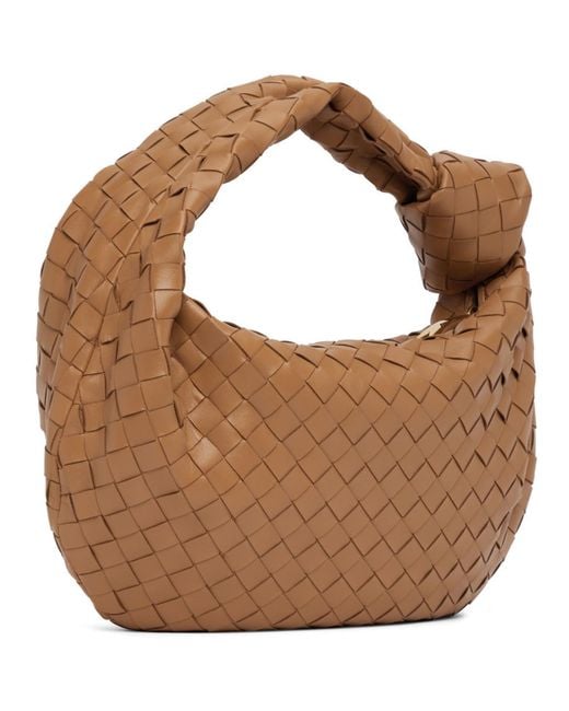 Bottega Veneta Brown Teen Jodie Shoulder Bag