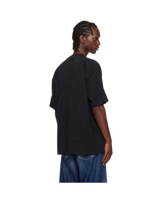 Vetements Black 'Paris' Tourist T-Shirt for men
