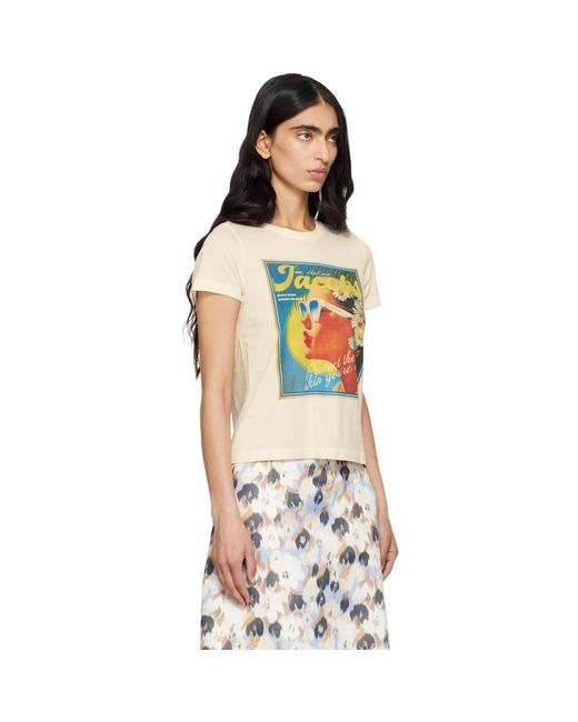 Marc Jacobs White Off- Sun Poster Femme T-Shirt