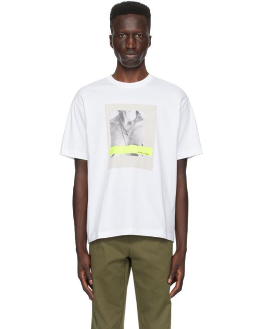 A.P.C. Multicolor . White Natacha Ramsay-levi Edition T-shirt for men