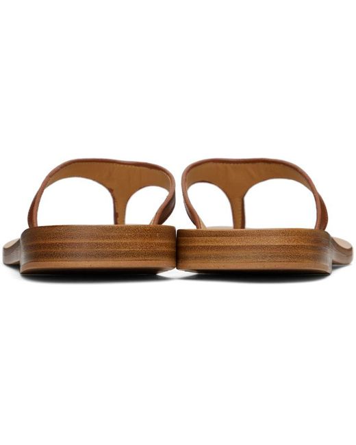 tan beach sandals