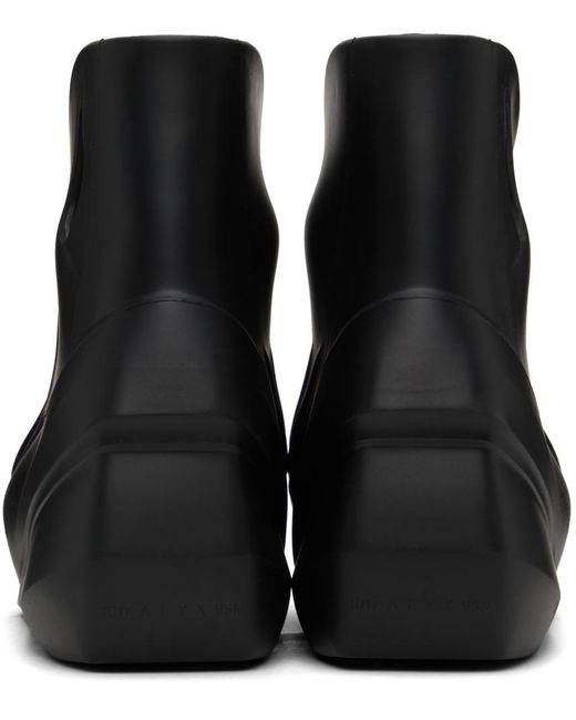 1017 ALYX 9SM Black Mono Chelsea Boots for men