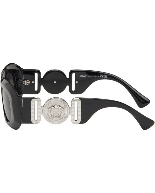 Versace Black Maxi Medusa Biggie Sunglasses for men