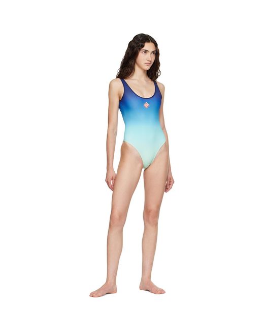 Casablanca Blue Gradient Swimsuit