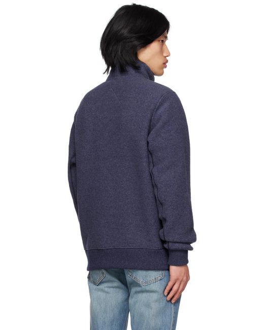 Canada Goose Blue Navy Black Label Lawson Sweater for men