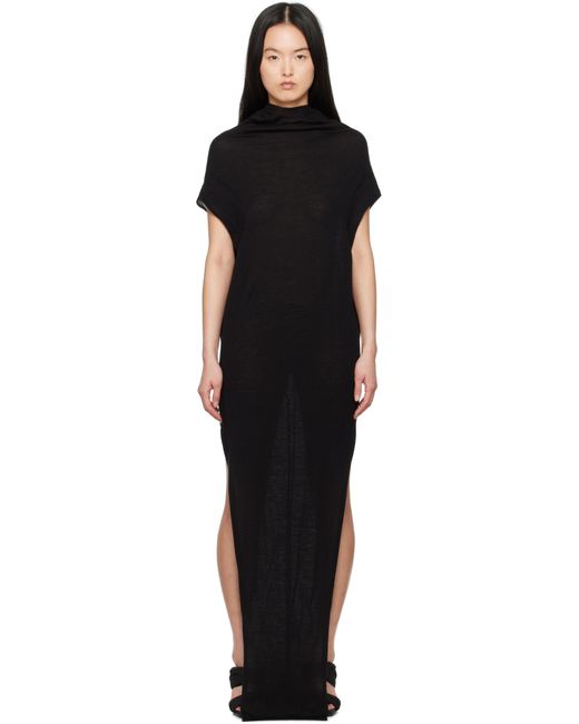 Robe Longue Sl Crater Noire Rick Owens en coloris Black