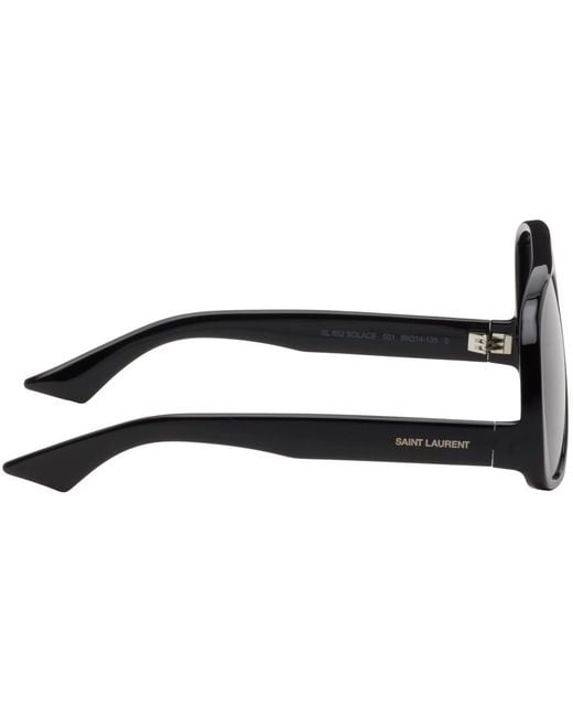 Saint Laurent Black Sl 652 Solace Sunglasses for men