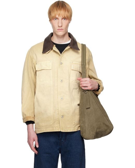 Auralee Natural Organic Cotton Duck Jacket for men