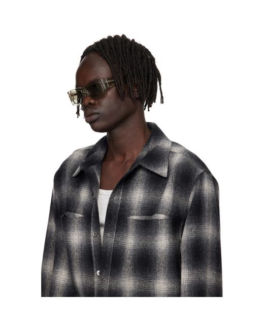 Retrosuperfuture Black Notte Sunglasses for men