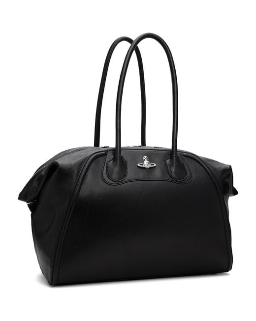 Vivienne Westwood Black Shirley Holdall Bag for men