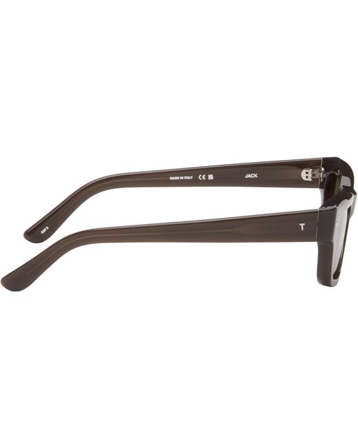 THISTLES Brown 'The Jack' Sunglasses