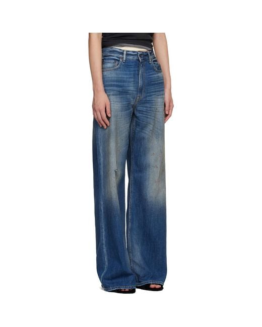 Acne Blue 2022 Regular Fit Jeans