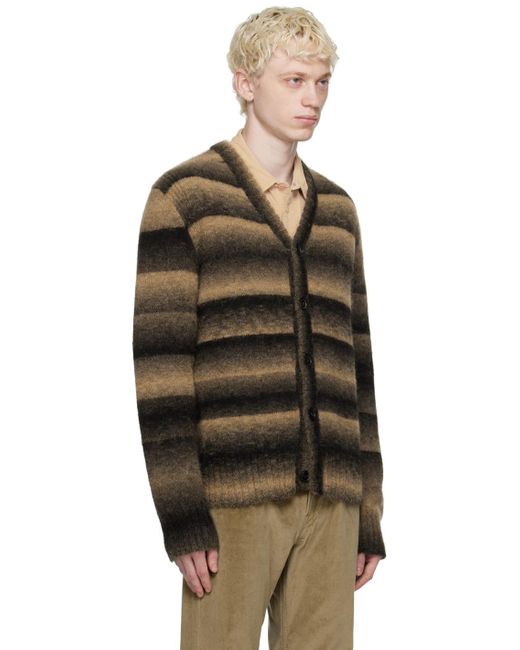 Paul Smith Black Brown Ombre Cardigan for men