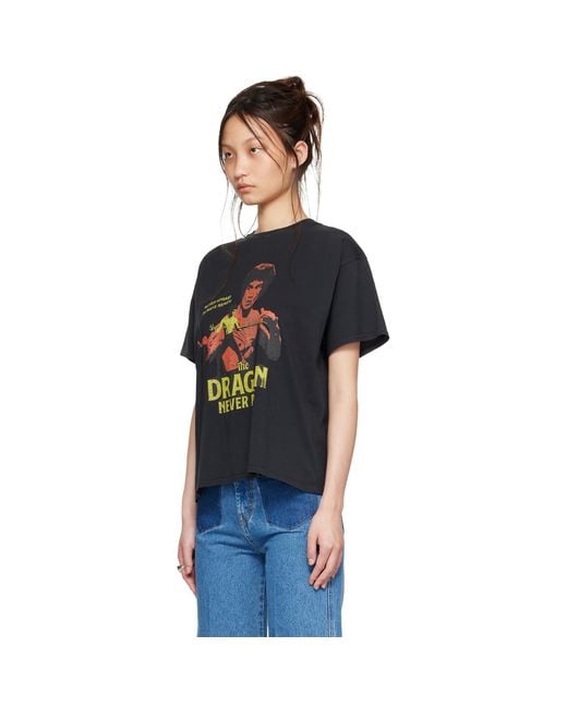 Lu'u Dan Black Bruce Lee X Lựu Đạn Athletic T-Shirt