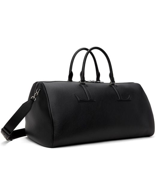 Lanvin Black Future Edition Signature Duffle Bag for men