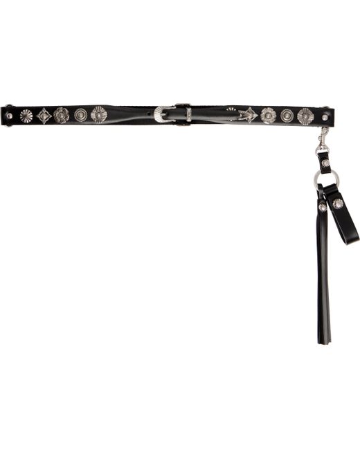 Toga Black Tassel Key Ring Belt