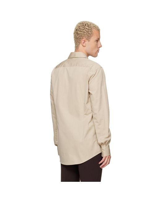Marni Natural Darted Shirt for men