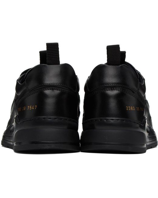 Common Projects Black Track 90 Sneakers for men