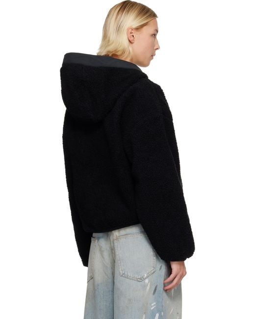 Canada Goose Black Alberni Fleece Reversible Jacket