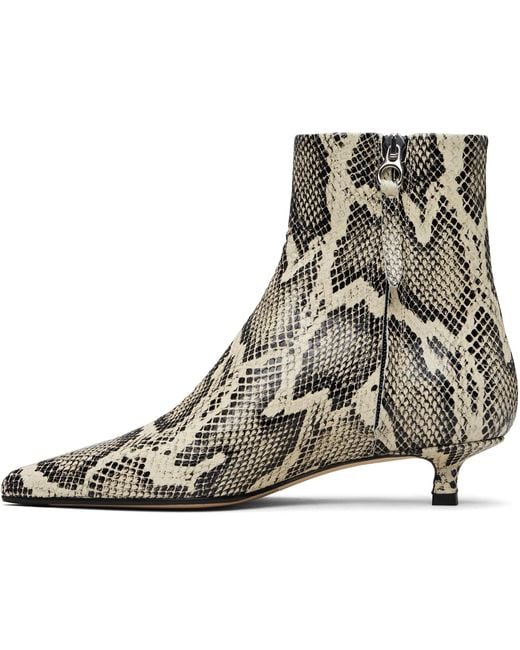 Aeyde Black Off- & Sofie Leather Ankle Boots