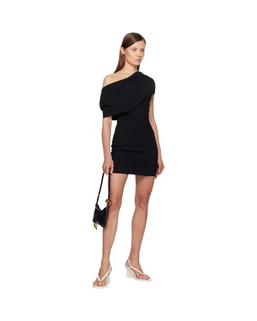 Jacquemus Black 'The Pesce' Minidress