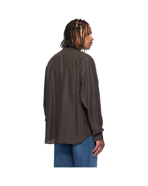 Our Legacy Black Evening Shirt for men