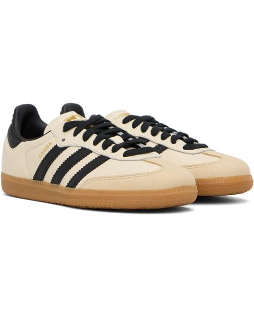 Adidas Originals Black Off- & Samba Og Sneakers